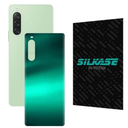 Folie skin SILKASE pentru Sony Xperia 10 V, verde emerald, protectie spate telefon