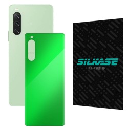 Folie skin SILKASE pentru Sony Xperia 10 V, galben, protectie spate telefon Folie skin SILKASE pentru Sony Xperia 10 V, galben, protectie spate telefon