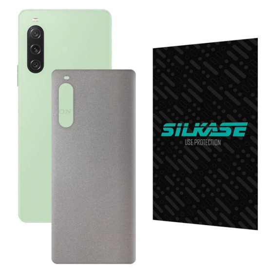 Folie skin SILKASE pentru Sony Xperia 10 V, gri deschis, protectie spate telefon (SILKASE, Xperia 10 V) by www.silkase.ro Folie skin SILKASE pentru Sony Xperia 10 V, gri deschis, protectie spate telefon (Xperia 10 V, S1134) by www.silkase.ro
