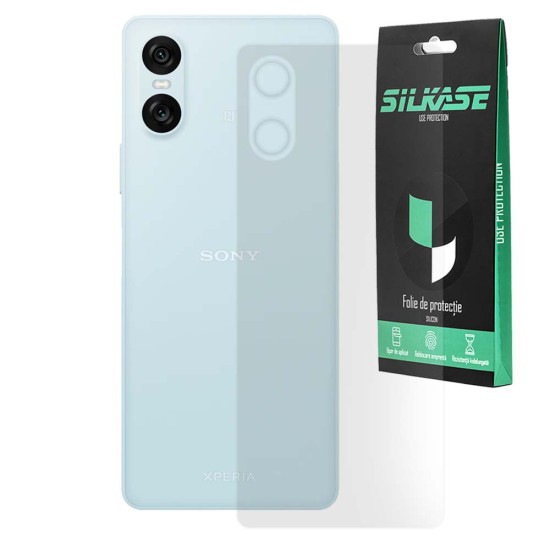 Folie spate mata SILKASE pentru Sony Xperia 10 VI, protectie spate, silicon (SILKASE, Xperia 10 VI) by www.silkase.ro Folie spate mata SILKASE pentru Sony Xperia 10 VI, protectie spate, silicon (Xperia 10 VI, F6926) by www.silkase.ro
