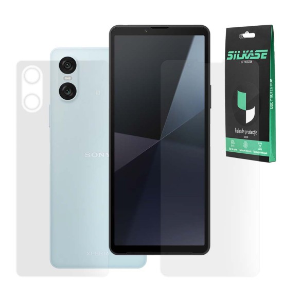 Set 2 folii mate SILKASE pentru Sony Xperia 10 VI, protectie telefon, silicon (Xperia 10 VI, F6927) by www.silkase.ro