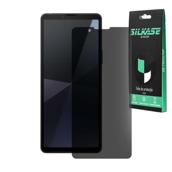 Folie privacy mata SILKASE pentru Sony Xperia 10 VI, protectie ecran, silicon (SILKASE, Xperia 10 VI) by www.silkase.ro Folie privacy mata SILKASE pentru Sony Xperia 10 VI, protectie ecran, silicon (Xperia 10 VI, F6929) by www.silkase.ro