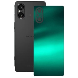 Folie skin SILKASE, pentru Sony Xperia 5 V, verde emerald, protectie spate telefon