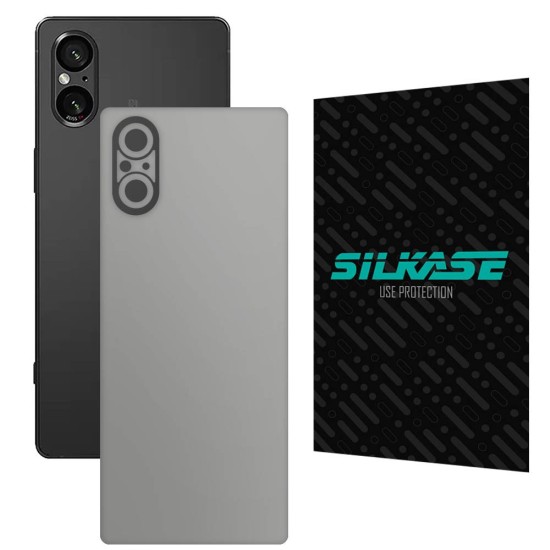 Folie skin SILKASE, pentru Sony Xperia 5 V, gri ice, protectie spate telefon (SILKASE, Xperia 5 V) by www.silkase.ro Folie skin SILKASE, pentru Sony Xperia 5 V, gri ice, protectie spate telefon (Xperia 5 V, S1616) by www.silkase.ro