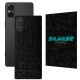 Folie skin SILKASE, pentru Sony Xperia 5 V, negru hexa, protectie spate telefon (SILKASE, Xperia 5 V) by www.silkase.ro Folie skin SILKASE, pentru Sony Xperia 5 V, negru hexa, protectie spate telefon (Xperia 5 V, S1620) by www.silkase.ro