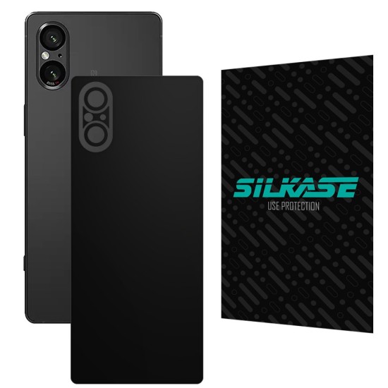 Folie skin SILKASE, pentru Sony Xperia 5 V, negru mat, protectie spate telefon (SILKASE, Xperia 5 V) by www.silkase.ro Folie skin SILKASE, pentru Sony Xperia 5 V, negru mat, protectie spate telefon (Xperia 5 V, S1621) by www.silkase.ro