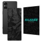Folie skin SILKASE, pentru Sony Xperia 5 V, camo negru, protectie spate telefon (Xperia 5 V, S1610) by www.silkase.ro