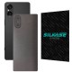 Folie skin SILKASE, pentru Sony Xperia 5 V, gri brushed, protectie spate telefon (SILKASE, Xperia 5 V) by www.silkase.ro Folie skin SILKASE, pentru Sony Xperia 5 V, gri brushed, protectie spate telefon (Xperia 5 V, S1613) by www.silkase.ro