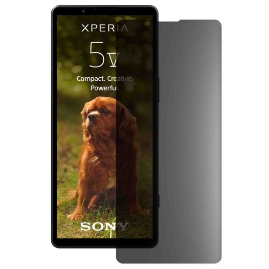 Folie privacy mata SILKASE pentru Sony Xperia 5 V, protectie ecran, silicon (Xperia 5 V, F6273) by www.silkase.ro