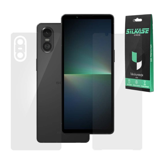 Set 2 folii SILKASE pentru Sony Xperia 5 VI, protectie telefon, silicon regenerabil (SILKASE, Xperia 5 VI) by www.silkase.ro Set 2 folii SILKASE pentru Sony Xperia 5 VI, protectie telefon, silicon regenerabil (Xperia 5 VI, F7276) by www.silkase.ro