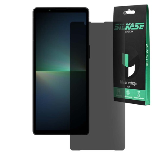 Folie privacy mata SILKASE pentru Sony Xperia 5 VI, protectie ecran, silicon (SILKASE, Xperia 5 VI) by www.silkase.ro Folie privacy mata SILKASE pentru Sony Xperia 5 VI, protectie ecran, silicon (Xperia 5 VI, F7281) by www.silkase.ro