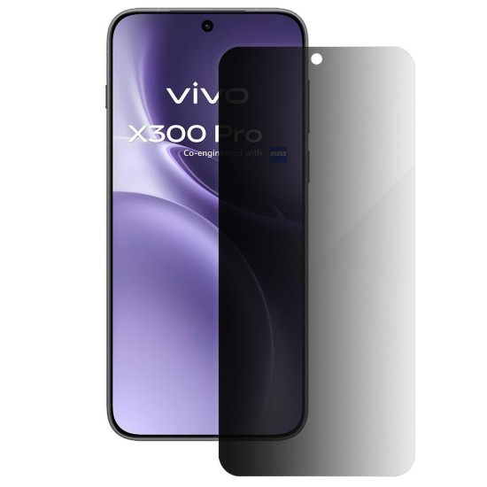 Folie privacy SILKASE pentru Vivo X300 Pro, protectie ecran, silicon (X300 Pro, F7898) by www.silkase.ro