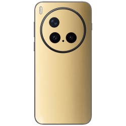 Folie skin SILKASE pentru Vivo X300 Pro, protectie spate telefon, bej lucios