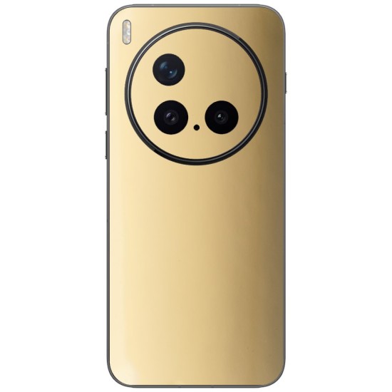 Folie skin SILKASE pentru Vivo X300 Pro, protectie spate telefon, bej lucios (X300 Pro, S2575) by www.silkase.ro