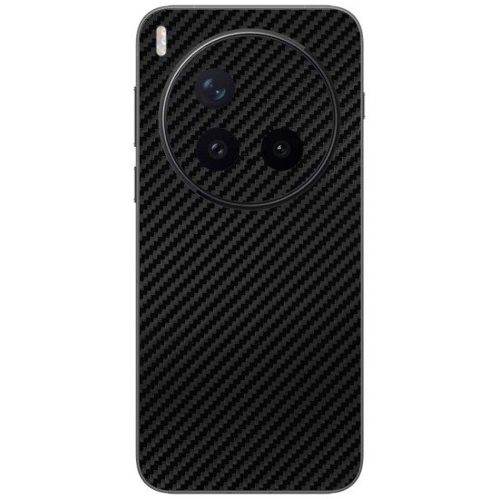 Folie skin SILKASE pentru Vivo X300 Pro, protectie spate telefon, carbon (X300 Pro, S2577) by www.silkase.ro