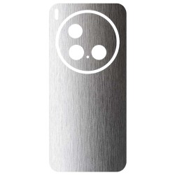 Folie skin SILKASE pentru Vivo X300 Pro, protectie spate telefon, gri deschis brushed