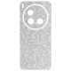 Folie skin SILKASE pentru Vivo X300 Pro, protectie spate telefon, gri hexa (X300 Pro, S2580) by www.silkase.ro