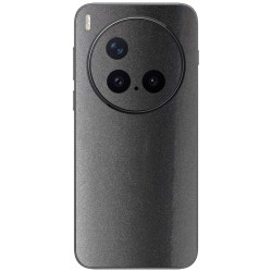 Folie skin SILKASE pentru Vivo X300 Pro, protectie spate telefon, gri metalizat