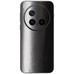 Folie skin SILKASE pentru Vivo X300 Pro, protectie spate telefon, gunmetal gri inchis