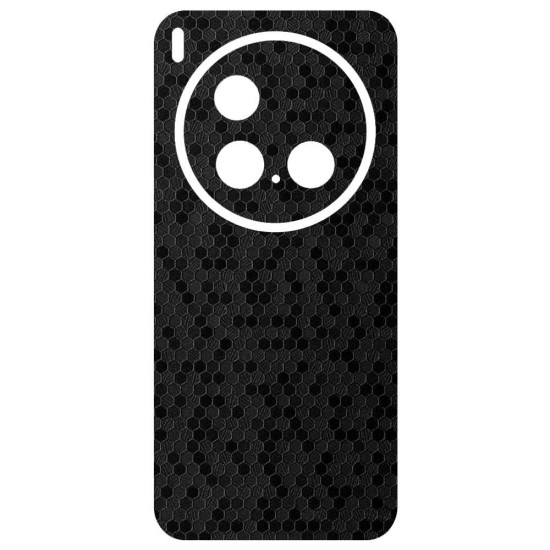 Folie skin SILKASE pentru Vivo X300 Pro, protectie spate telefon, negru hexa Folie skin SILKASE pentru Vivo X300 Pro, protectie spate telefon, negru hexa (X300 Pro, S2578) by www.silkase.ro
