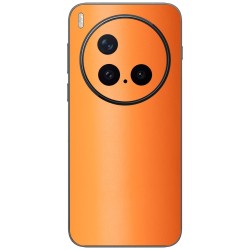 Folie skin SILKASE pentru Vivo X300 Pro, protectie spate telefon, portocaliu mat