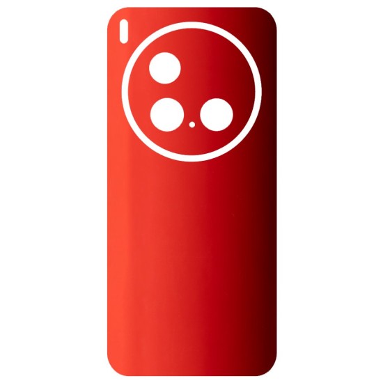 Folie skin SILKASE pentru Vivo X300 Pro, protectie spate telefon, rosu lucios (X300 Pro, S2596) by www.silkase.ro
