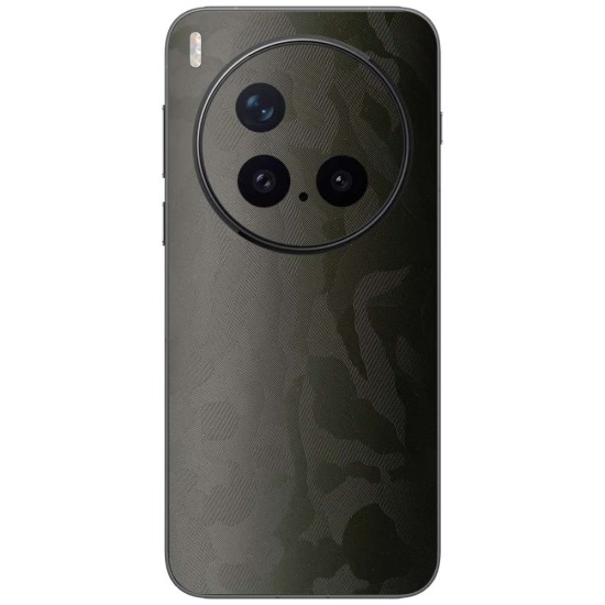 Folie skin SILKASE pentru Vivo X300 Pro, protectie spate telefon, verde camuflaj Folie skin SILKASE pentru Vivo X300 Pro, protectie spate telefon, verde camuflaj (X300 Pro, S2591) by www.silkase.ro