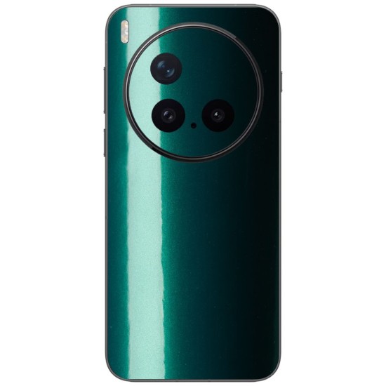 Folie skin SILKASE pentru Vivo X300 Pro, protectie spate telefon, verde emerald Folie skin SILKASE pentru Vivo X300 Pro, protectie spate telefon, verde emerald (X300 Pro, S2581) by www.silkase.ro