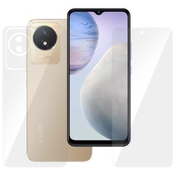 Set 2 folii SILKASE pentru Vivo Y02, protectie telefon, silicon regenerabil
