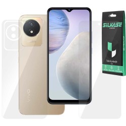 Set 2 folii SILKASE pentru Vivo Y02, protectie telefon, silicon regenerabil