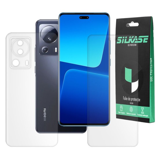 Set 2 folii mate SILKASE pentru Xiaomi 13 Lite, protectie telefon, silicon (13 Lite, F5732) by www.silkase.ro