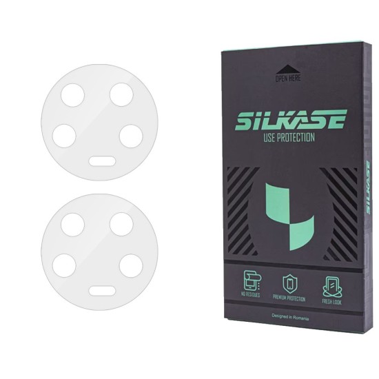 Set 2 folii SILKASE pentru Xiaomi 13 Ultra, protectie camera foto, silicon regenerabil (SILKASE, Set Folii Camere silicon) by www.silkase.ro Set 2 folii SILKASE pentru Xiaomi 13 Ultra, protectie camera foto, silicon regenerabil (13 Ultra, C0493) by www.silkase.ro