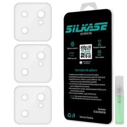 Set 3 folii SILKASE pentru Xiaomi 13, protectie camera foto, silicon regenerabil