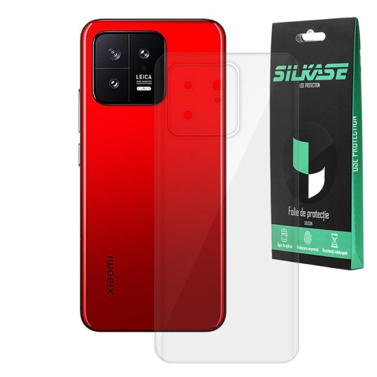 Folie spate SILKASE pentru Xiaomi 13, protectie spate, silicon regenerabil (13, F5664) by www.silkase.ro