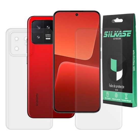 Set 2 folii mate SILKASE pentru Xiaomi 13, protectie telefon,silicon (13, F5668) by www.silkase.ro