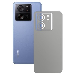 Folie skin SILKASE, pentru Xiaomi 13T Pro, gri ice, protectie spate telefon