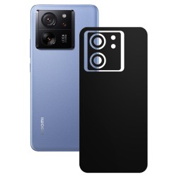 Folie skin SILKASE, pentru Xiaomi 13T Pro, negru mat, protectie spate telefon