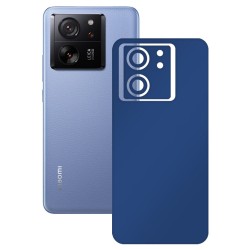 Folie skin SILKASE, pentru Xiaomi 13T Pro, albastru inchis mat, protectie spate telefon