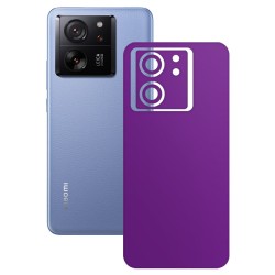 Folie skin SILKASE, pentru Xiaomi 13T Pro, violet mat, protectie spate telefon