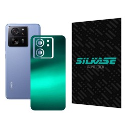 Folie skin SILKASE, pentru Xiaomi 13T Pro, verde emerald, protectie spate telefon Folie skin SILKASE, pentru Xiaomi 13T Pro, verde emerald, protectie spate telefon