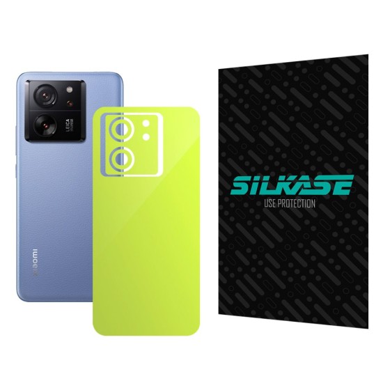 Folie skin SILKASE, pentru Xiaomi 13T Pro, verde neon, protectie spate telefon (SILKASE, Folie Spate Skin) by www.silkase.ro Folie skin SILKASE, pentru Xiaomi 13T Pro, verde neon, protectie spate telefon (13T Pro, S1605) by www.silkase.ro