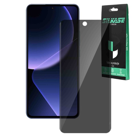 Folie privacy mata SILKASE pentru Xiaomi 13T, protectie ecran, silicon (13T, F6238) by www.silkase.ro