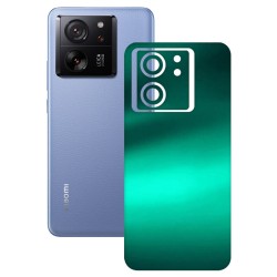 Folie skin SILKASE, pentru Xiaomi 13T, verde emerald, protectie spate telefon