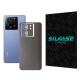 Folie skin SILKASE, pentru Xiaomi 13T, gri brushed, protectie spate telefon (13T, S1565) by www.silkase.ro