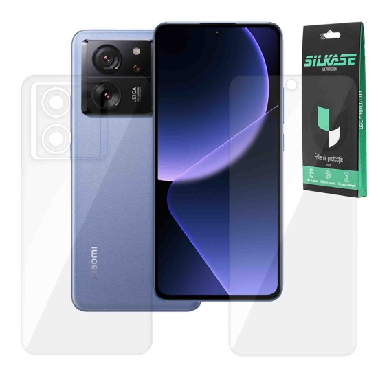 Set 2 folii SILKASE pentru Xiaomi 13T, protectie telefon, silicon regenerabil (SILKASE, Set Folii Lucioase) by www.silkase.ro Set 2 folii SILKASE pentru Xiaomi 13T, protectie telefon, silicon regenerabil (13T, F6232) by www.silkase.ro