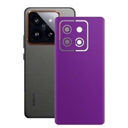 Folie skin SILKASE, pentru Xiaomi 14 Pro, violet mat, protectie spate telefon