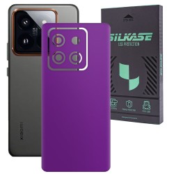 Folie skin SILKASE, pentru Xiaomi 14 Pro, violet mat, protectie spate telefon Folie skin SILKASE, pentru Xiaomi 14 Pro, violet mat, protectie spate telefon