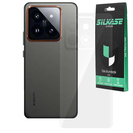 Folie spate SILKASE pentru Xiaomi 14 Pro, protectie spate, silicon regenerabil (SILKASE, Folie Silicon Spate Lucioasa) by www.silkase.ro Folie spate SILKASE pentru Xiaomi 14 Pro, protectie spate, silicon regenerabil (14 Pro, F6439) by www.silkase.ro