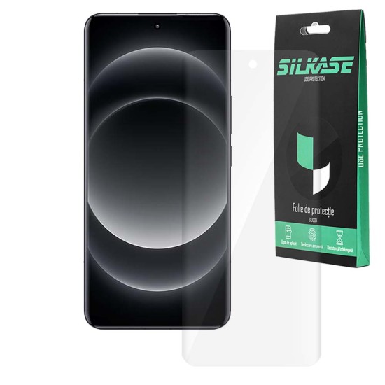 Folie SILKASE pentru Xiaomi 14 Ultra, protectie ecran, silicon regenerabil (SILKASE, Folie Silicon Fata Lucioasa) by www.silkase.ro Folie SILKASE pentru Xiaomi 14 Ultra, protectie ecran, silicon regenerabil (14 Ultra, F6661) by www.silkase.ro