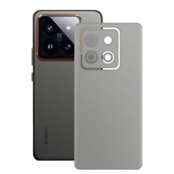 Folie skin SILKASE, pentru Xiaomi 14, gri ice, protectie spate telefon